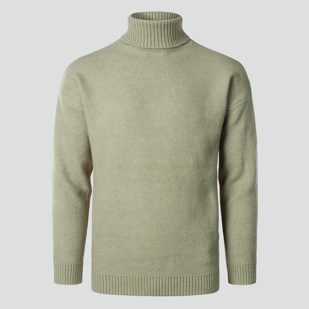 Men’s Turtleneck Sweater – Classic Knit Design & Refined Winter Essential