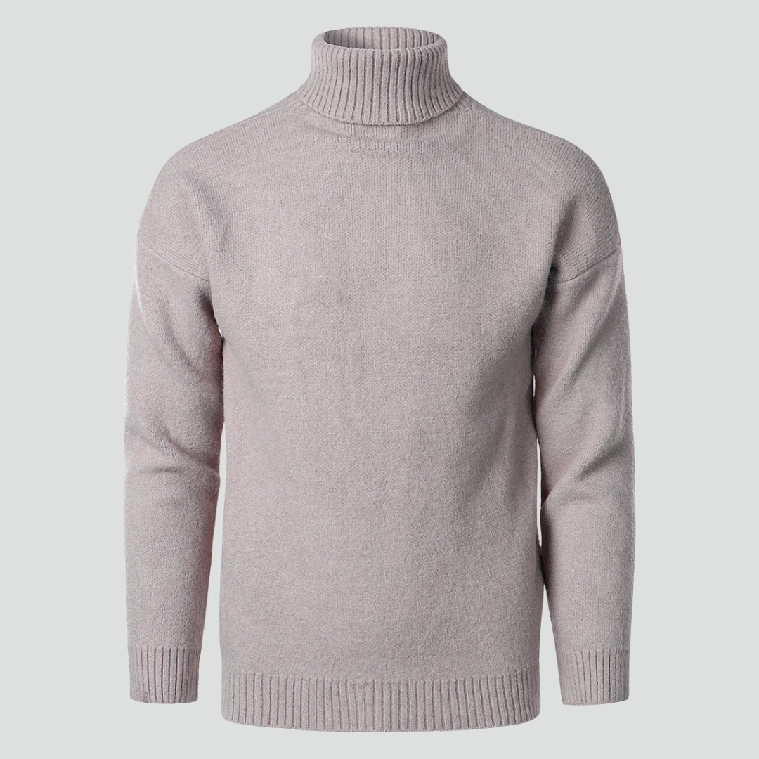 Men’s Turtleneck Sweater – Classic Knit Design & Refined Winter Essential