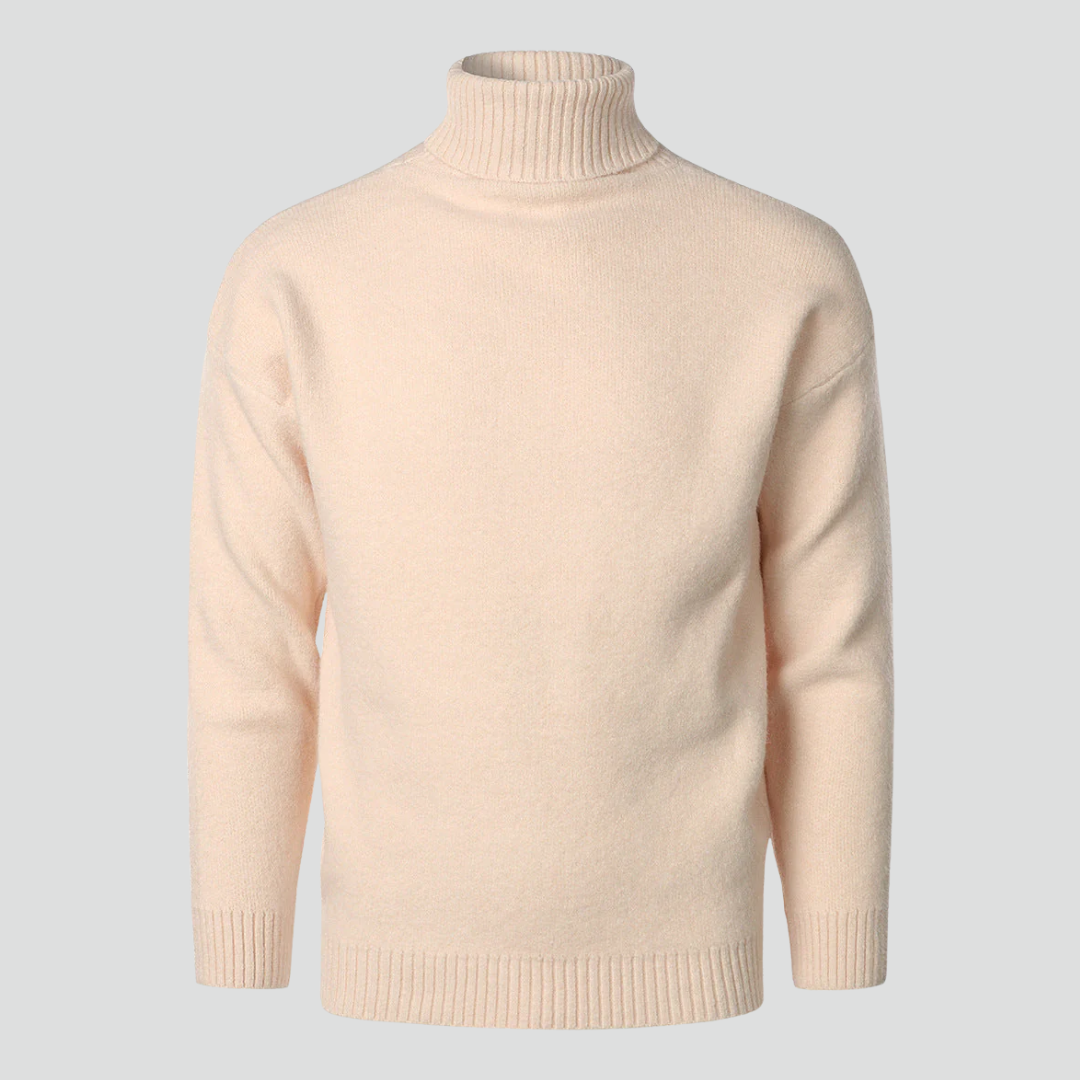 Men’s Turtleneck Sweater – Classic Knit Design & Refined Winter Essential