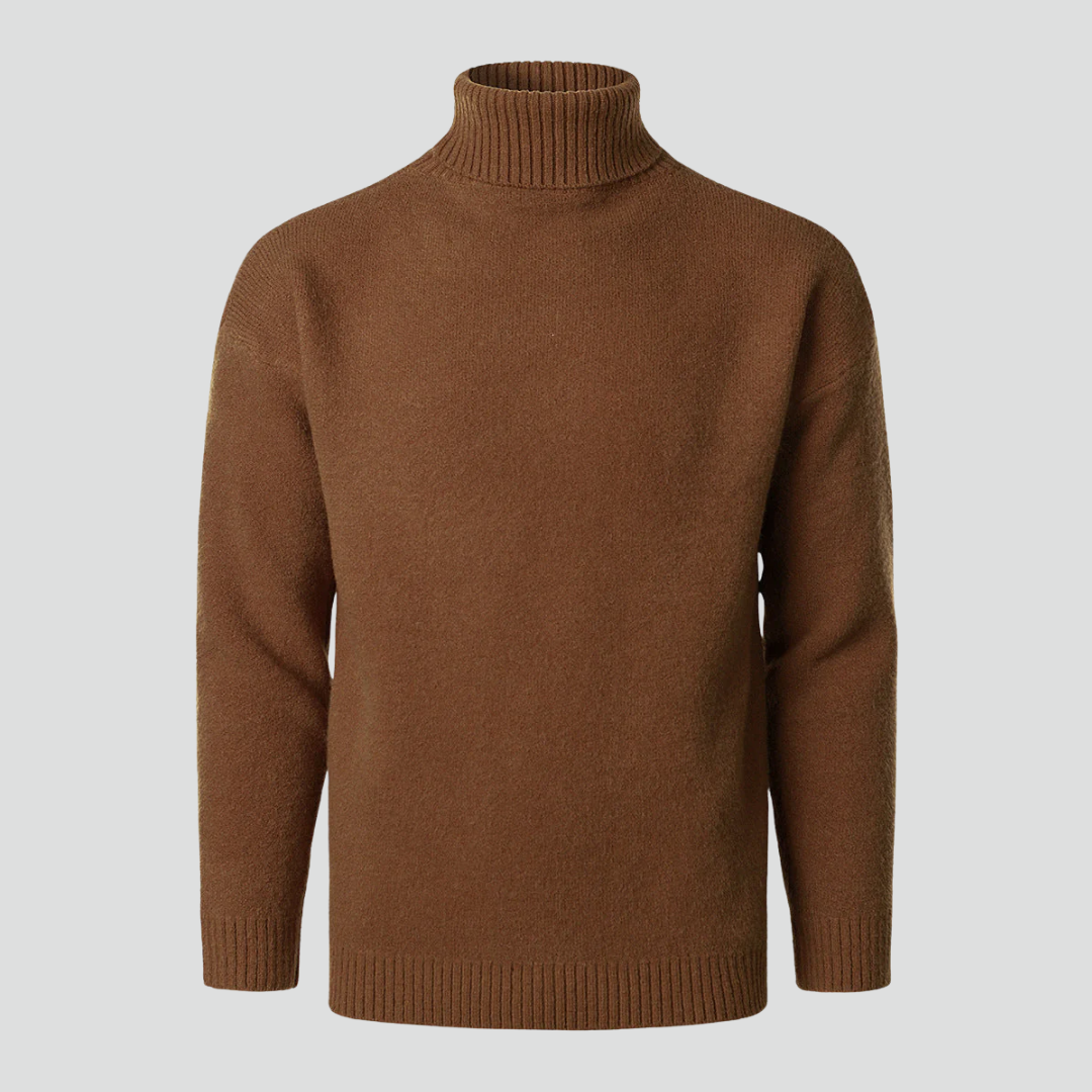 Men’s Turtleneck Sweater – Classic Knit Design & Refined Winter Essential