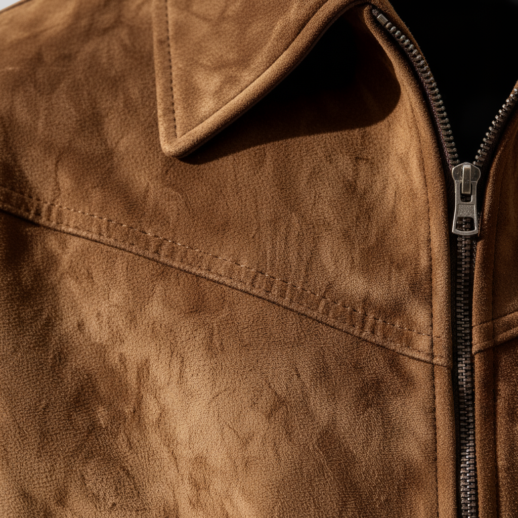 Men’s Vintage Jacket – Classic Suede Finish & Timeless Everyday Look
