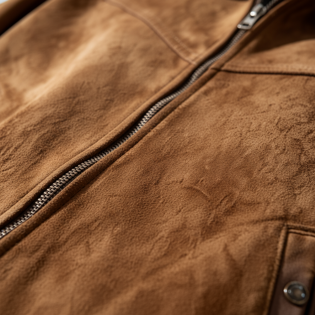 Men’s Vintage Jacket – Classic Suede Finish & Timeless Everyday Look
