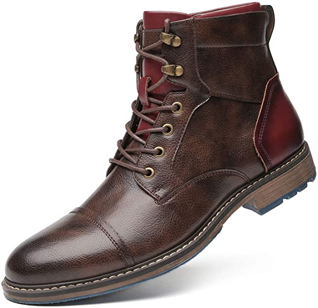 Men’s Vintage Lace-Up Ankle Boots