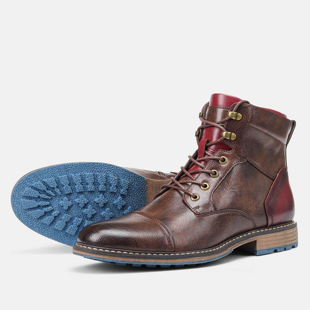 Men’s Vintage Lace-Up Ankle Boots