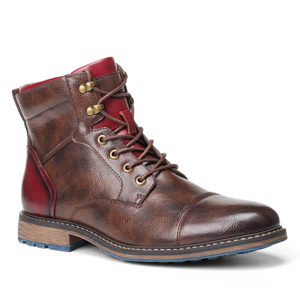 Men’s Vintage Lace-Up Ankle Boots