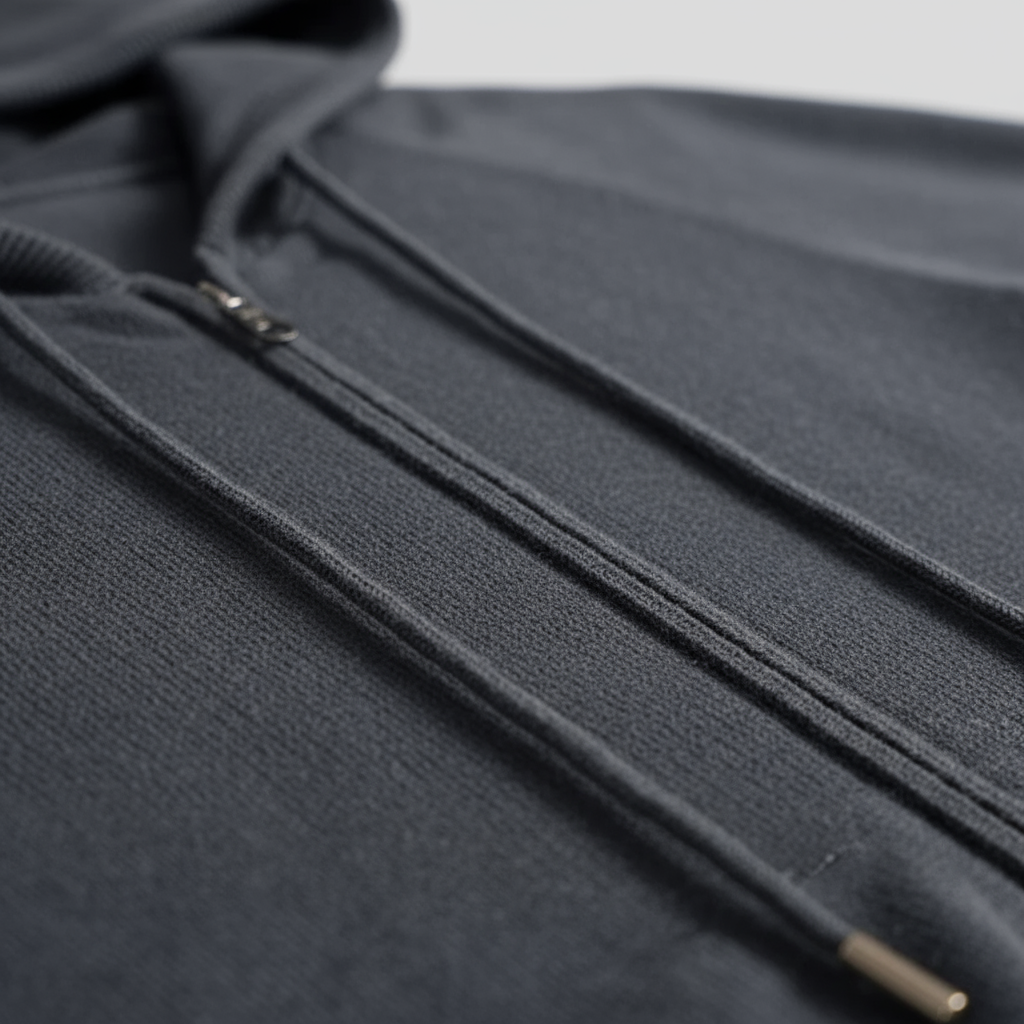 Men’s Casual Hoodie – Soft Knit Texture & Everyday Layer