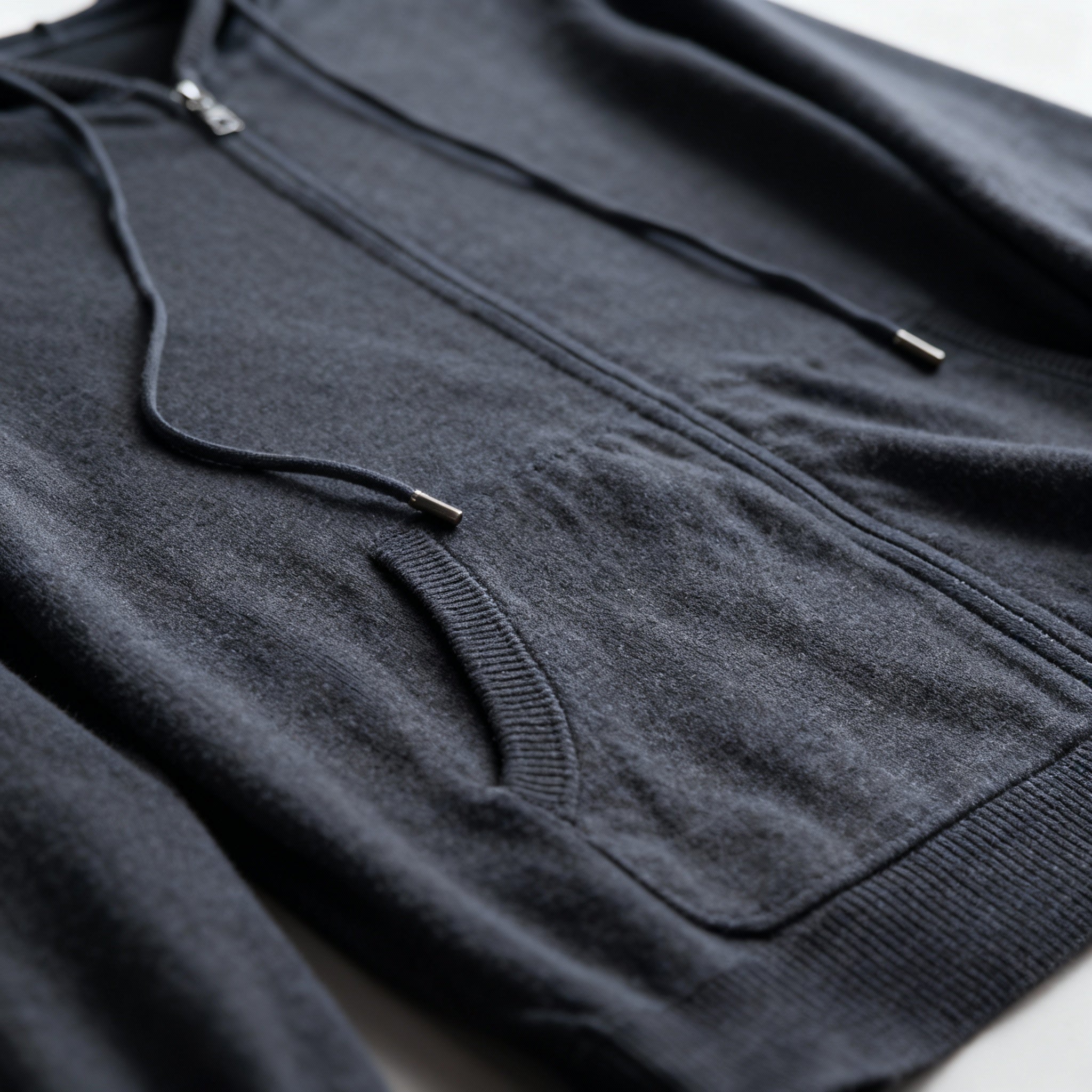 Men’s Casual Hoodie – Soft Knit Texture & Everyday Layer