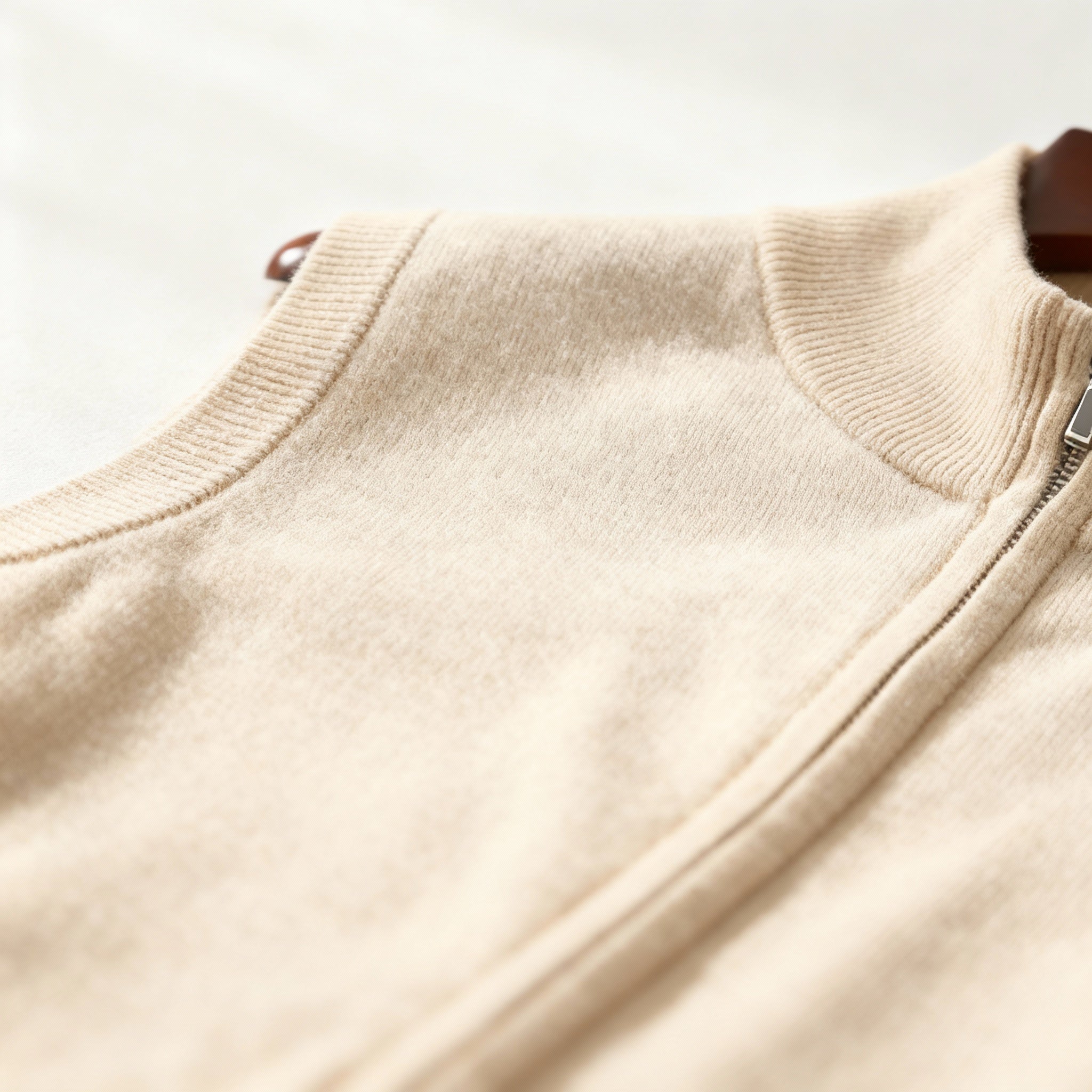 Men’s Casual Vest – Zip-Up Knit Design & Versatile Layer