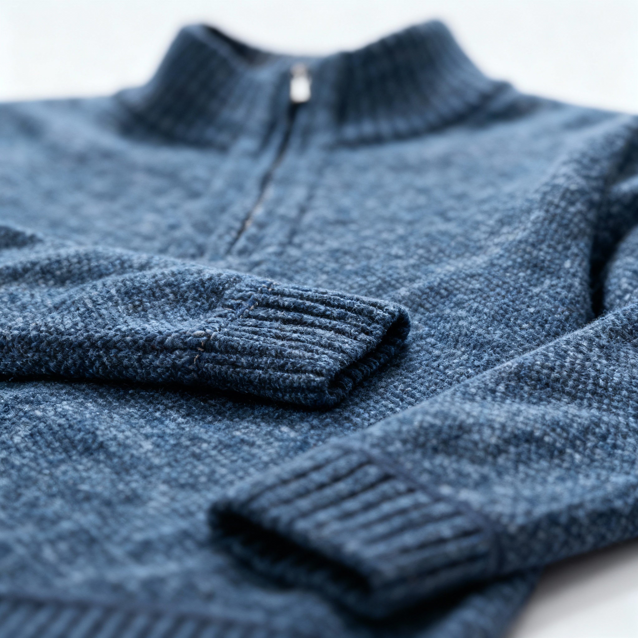 Men’s Classic Half-Zip Sweater – Textured Knit & Refined Everyday Layer