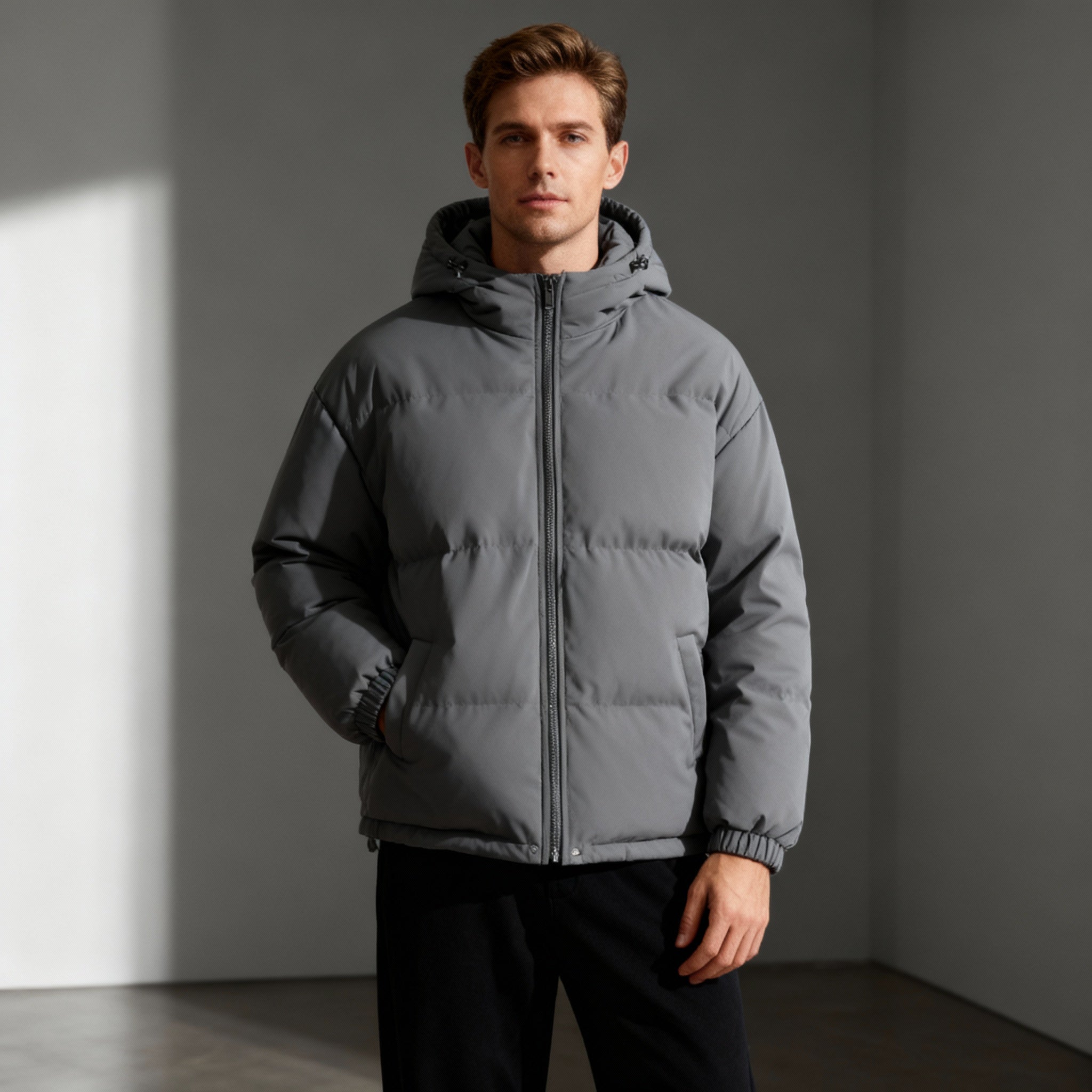 Men’s Classic Puffer Jacket – Relaxed Warmth & Everyday Style