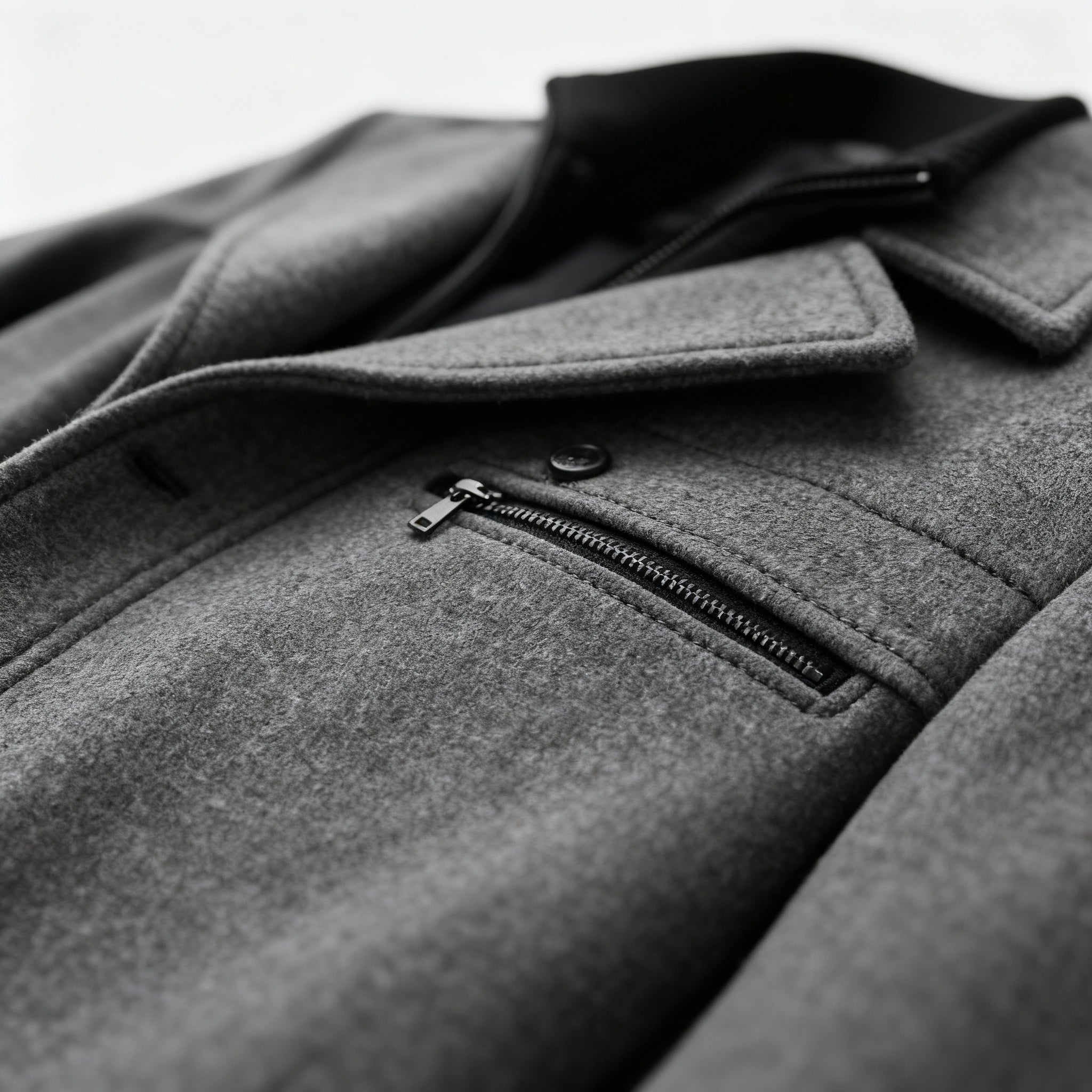 Men’s Elegant Peacoat – Refined Cut & Contemporary Warmth