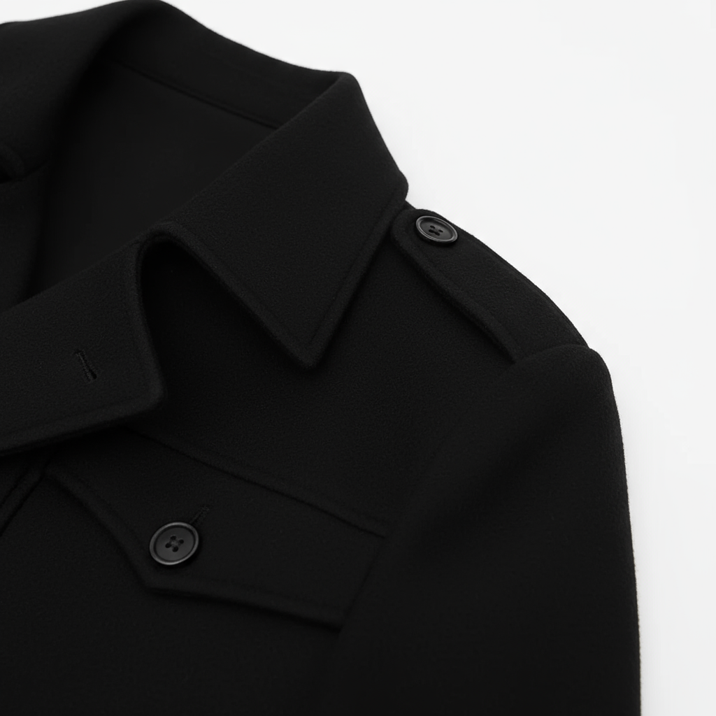 Men’s Elegant Short Coat – Structured Design & Modern Appeal