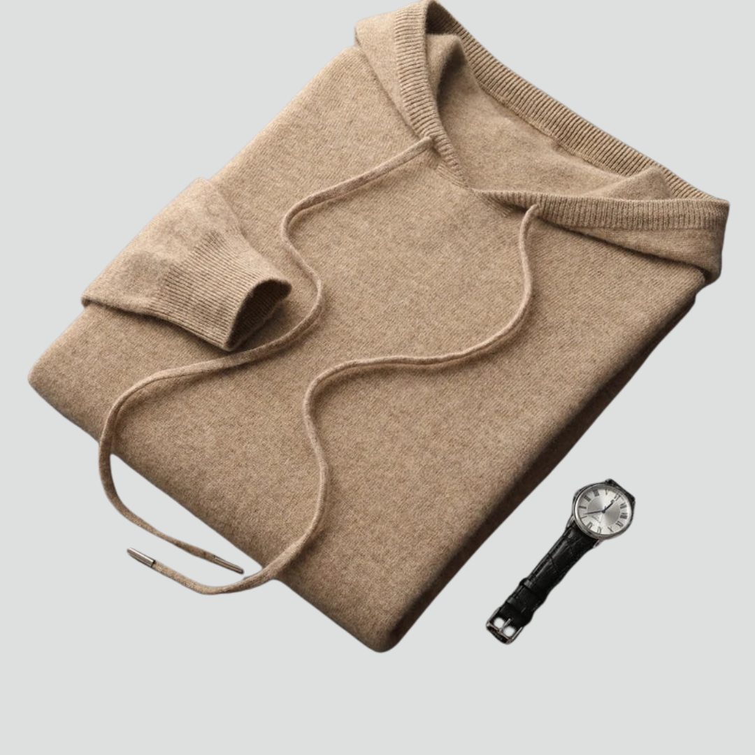 Men’s Hooded Sweater – Modern Knit Design & Relaxed Everyday Layer