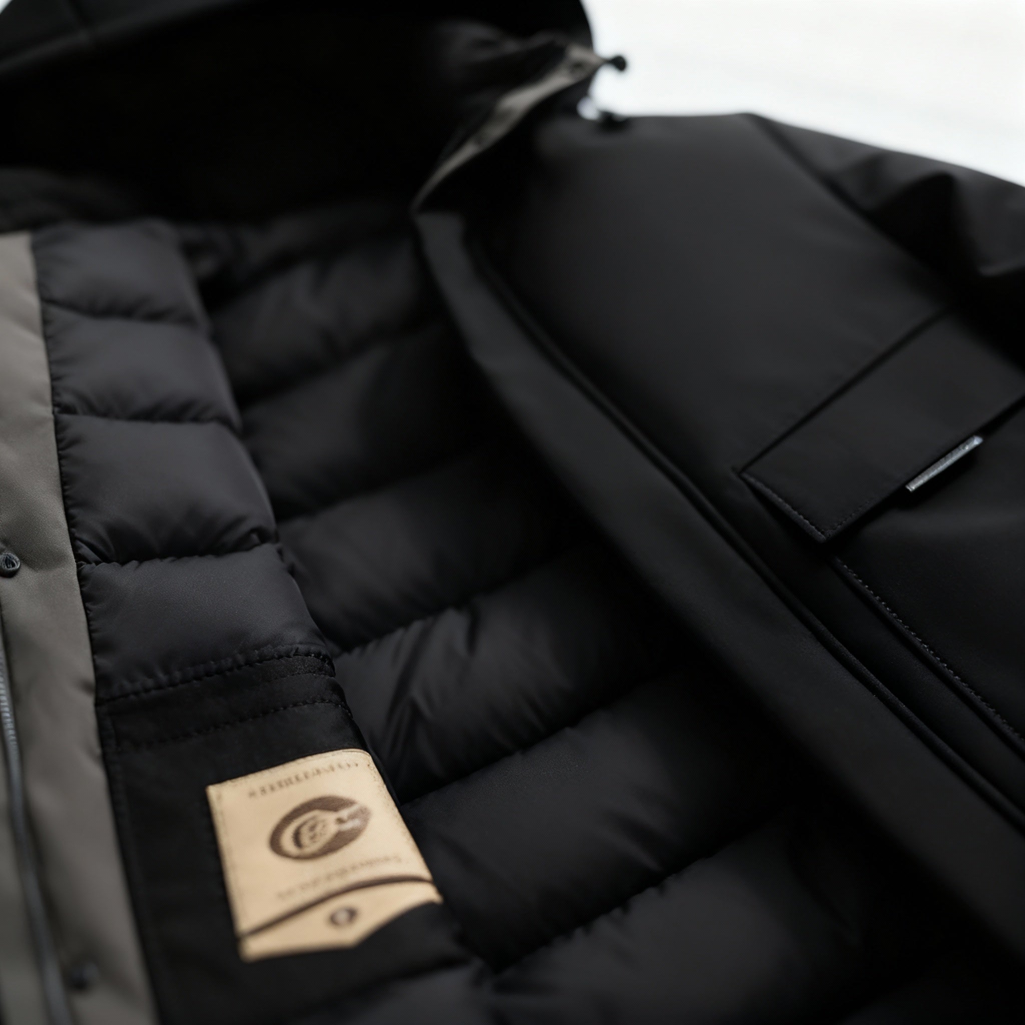 Men’s Long Hooded Puffer Jacket – Functional Warmth & Contemporary Appeal