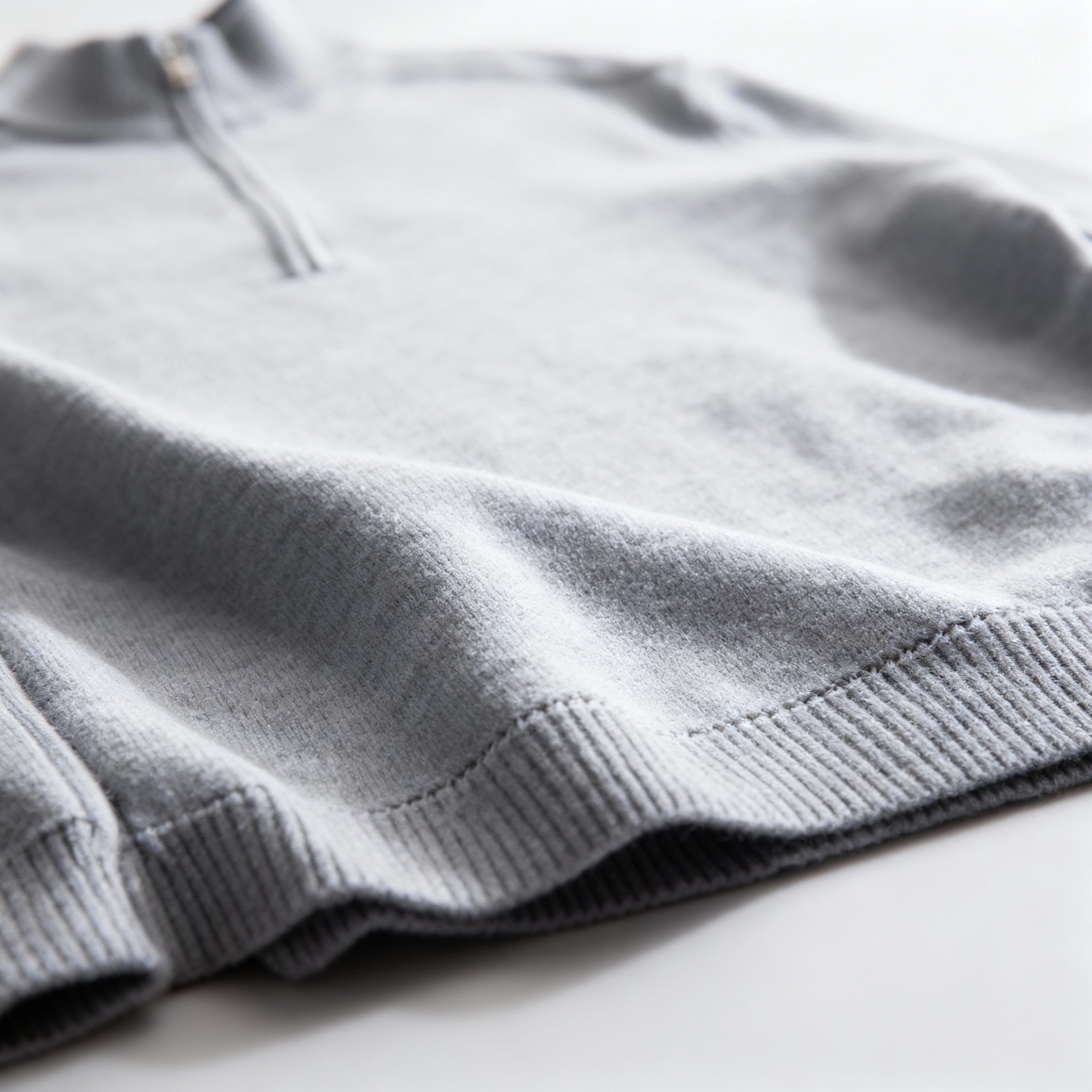 Men’s Minimalistic Sweater – Clean Zip Detail & Modern Everyday Layer
