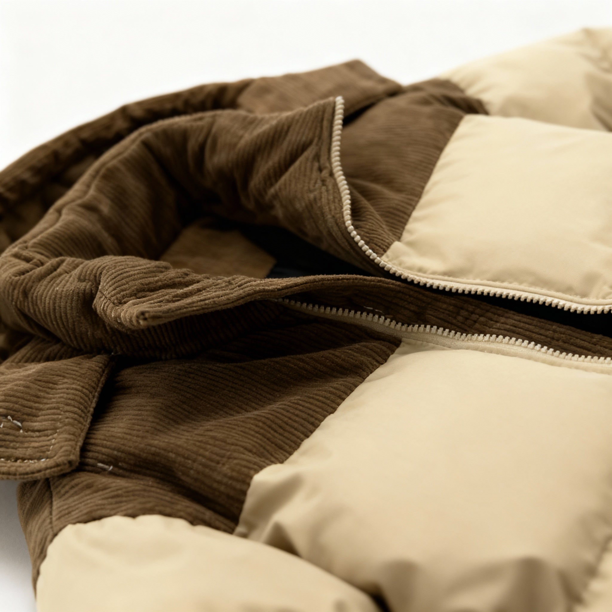 Men’s Puffer Jacket – Textured Detail & Modern Warmth