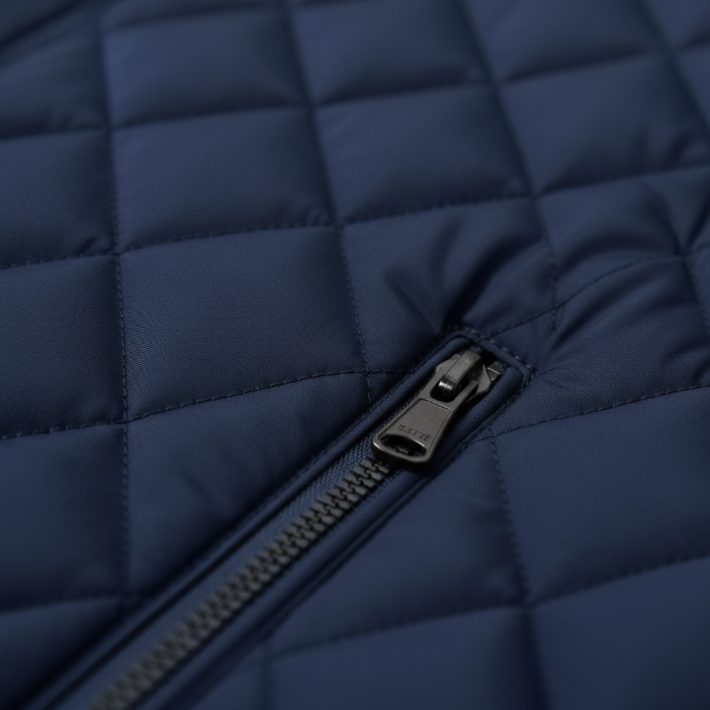 Men’s Quilted Jacket – Lightweight Diamond Stitch & Modern Everyday Layer