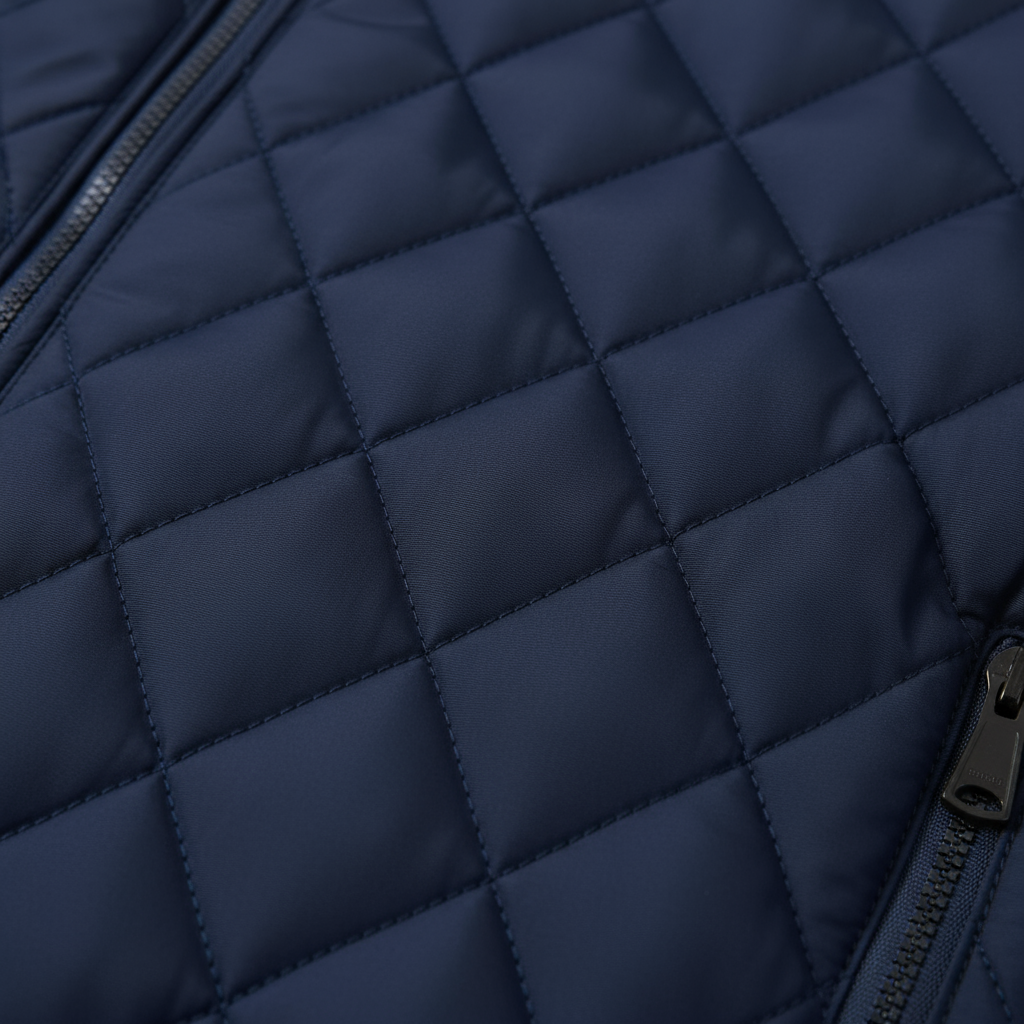 Men’s Quilted Jacket – Lightweight Diamond Stitch & Modern Everyday Layer