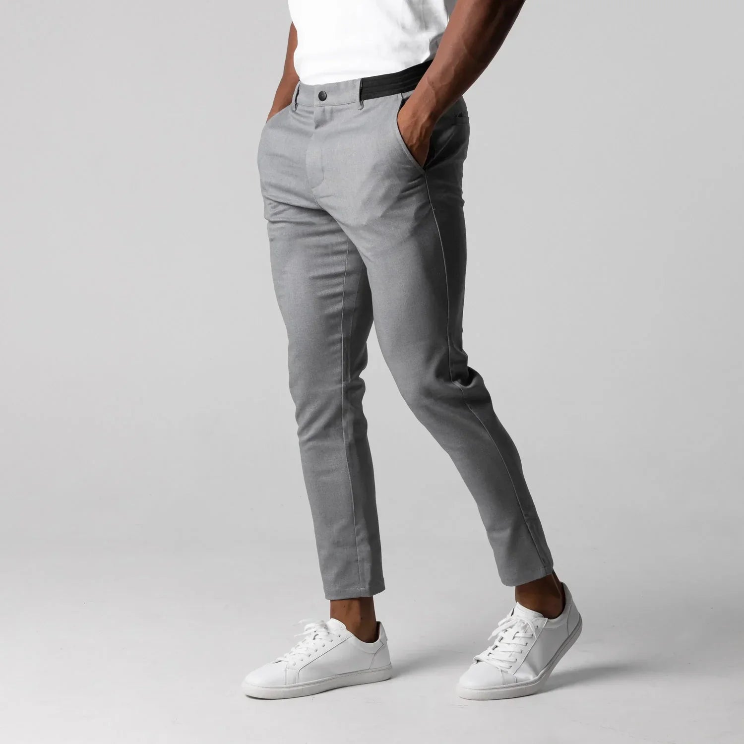 Men's Smart-Casual Tapered Chino Pants