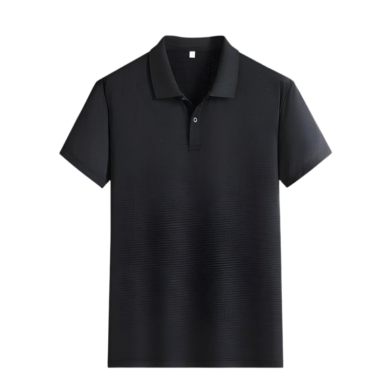 Trendy Casual Men’s Polo Shirt – Black