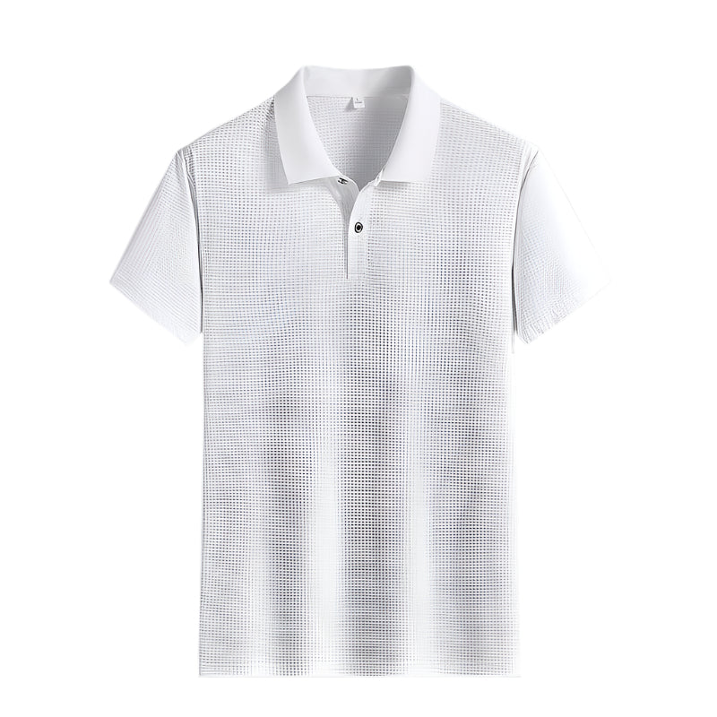 Trendy Casual Men’s Polo Shirt – White