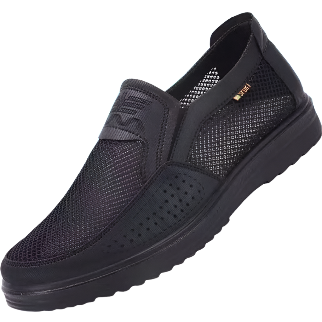 Casual Men’s Slip-on Loafers – Black