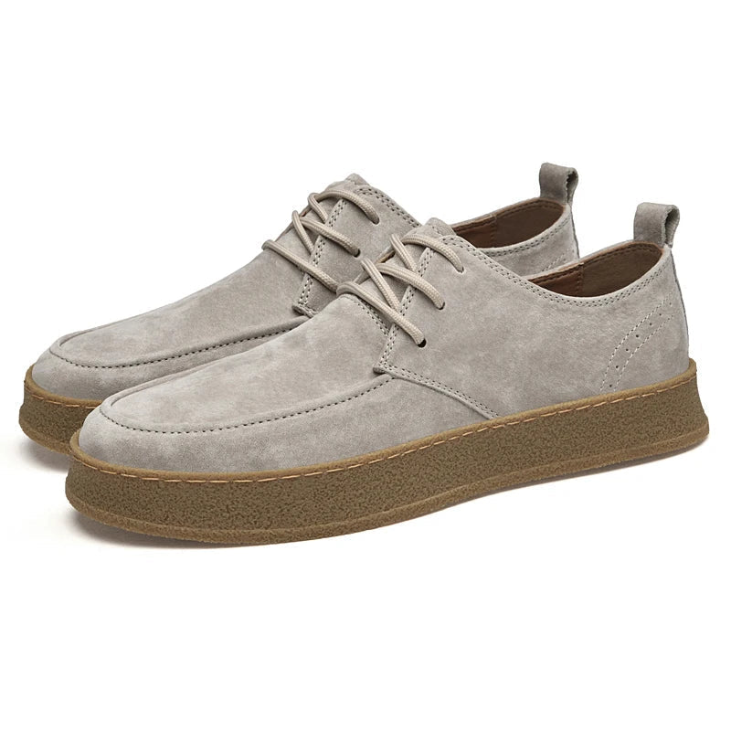 Men’s Classic Suede Shoes Beige