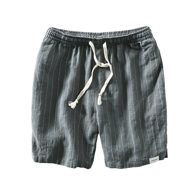 Vintage Style Men's Summer Shorts - Gray