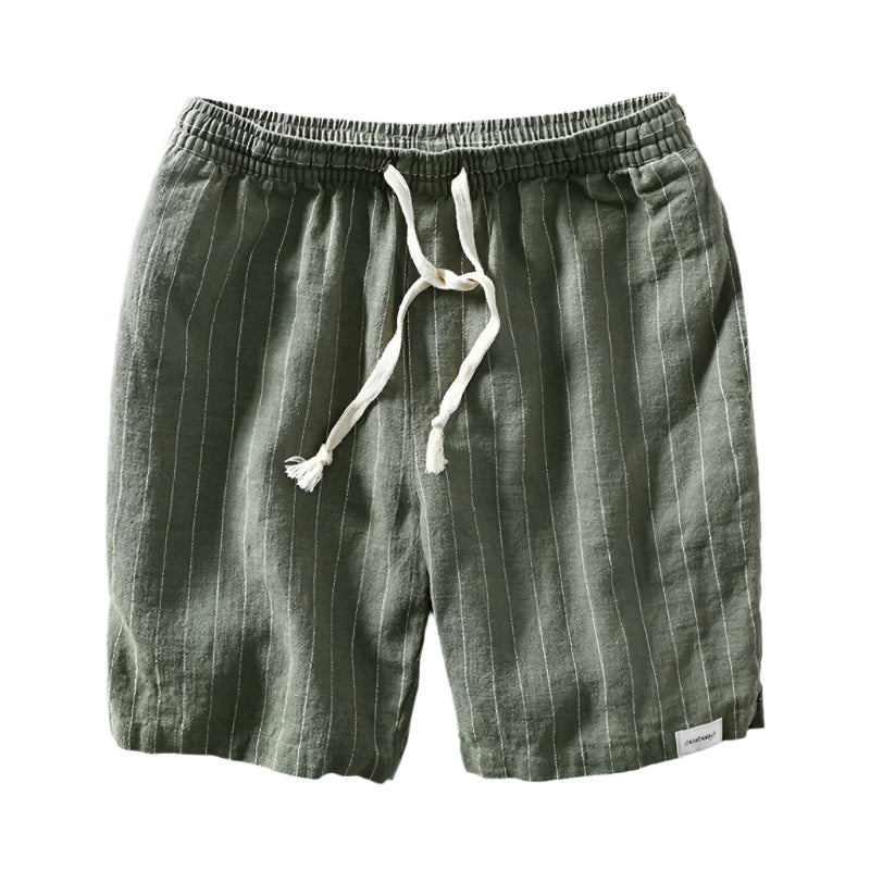 Vintage Style Men's Summer Shorts - Green
