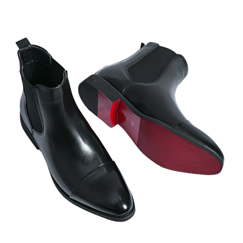 Men’s Leather Chelsea Boots Black