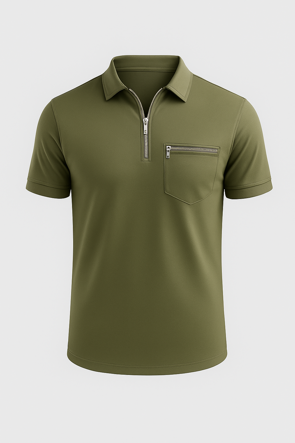 Classic Style Men's Polo – Green