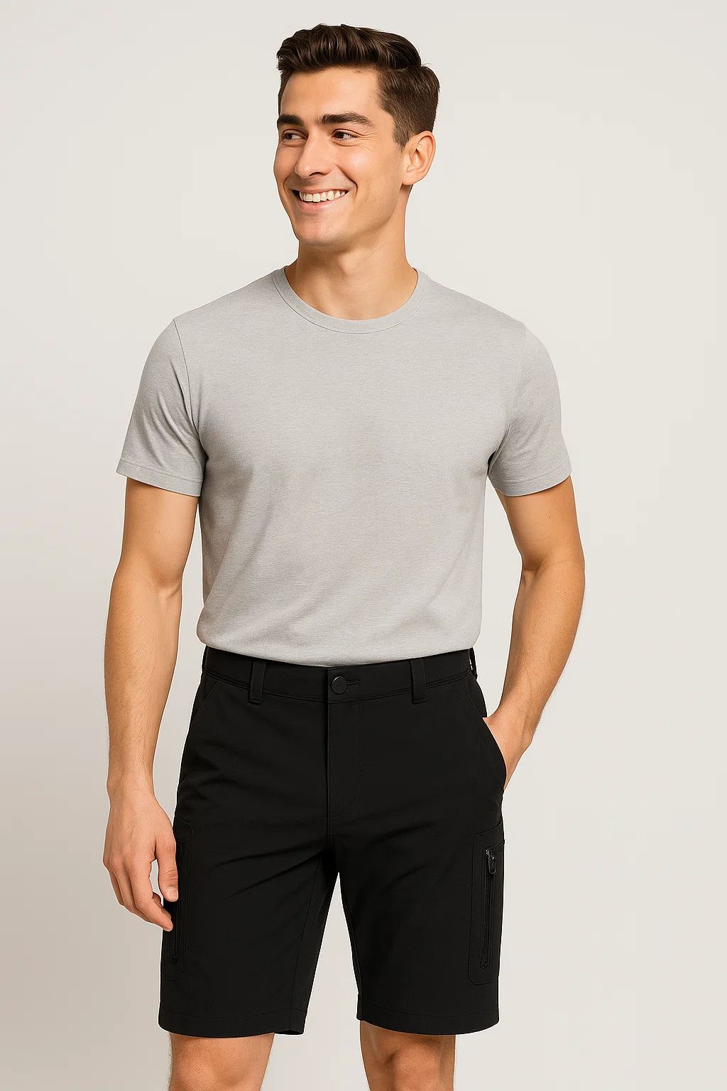 Classic Men's Outdoor Shorts - Black