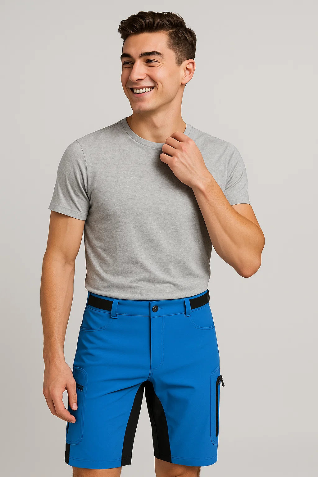 Classic Men's Outdoor Shorts - Light Blue