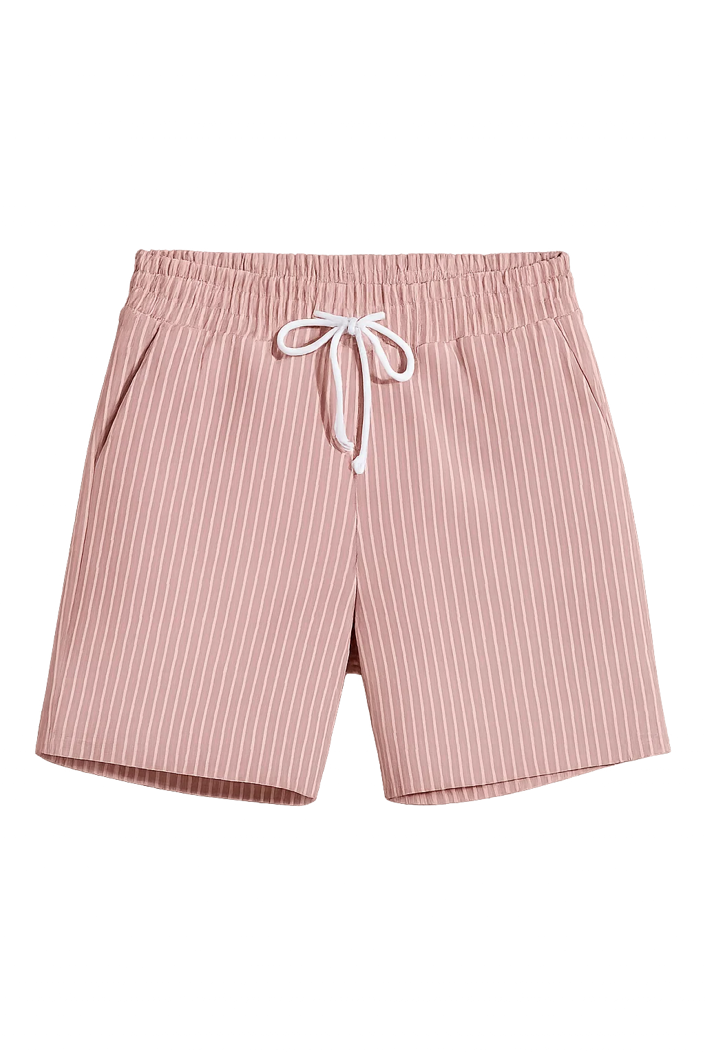 Men's Striped Casual Shorts - Pink