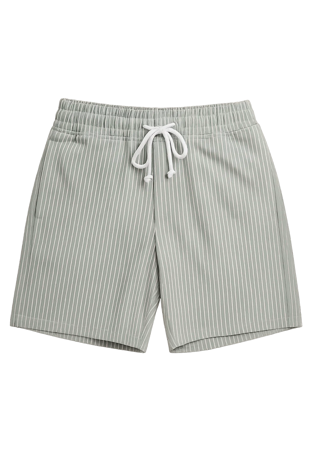 Men's Striped Casual Shorts - Blue