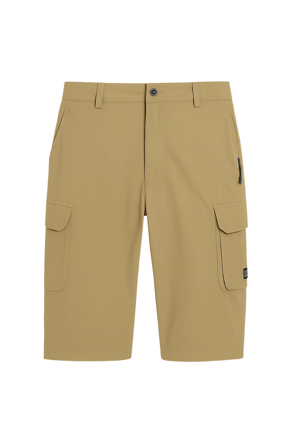Casual Men's Multi-Pocket Cargo Shorts - Khaki