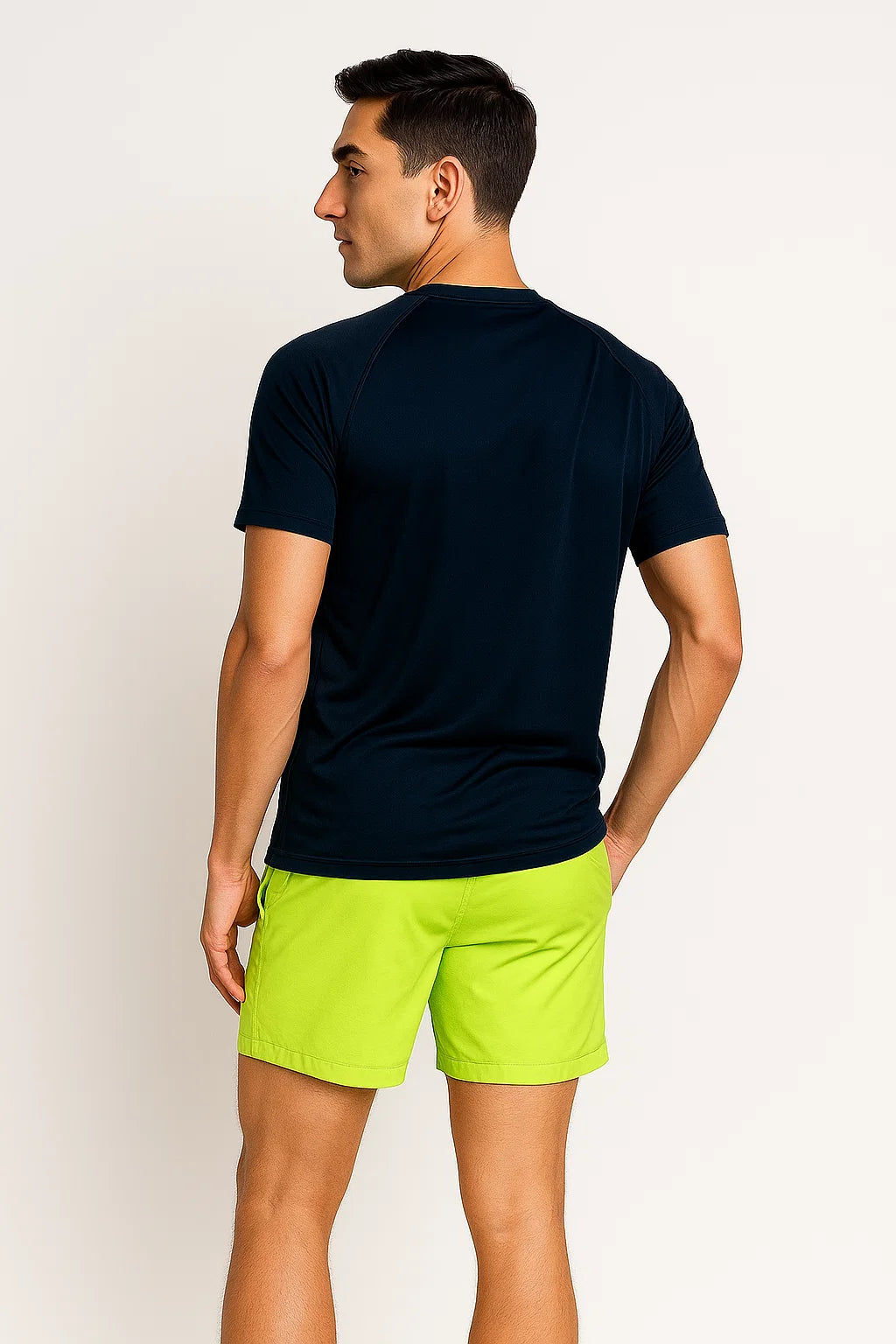 Casual Summer Men's Swim Shorts - Green