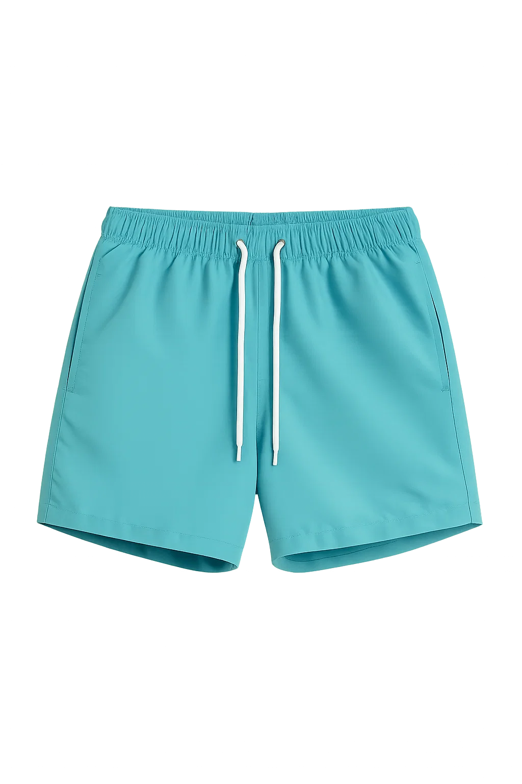 Casual Summer Men's Swim Shorts - Light Blue