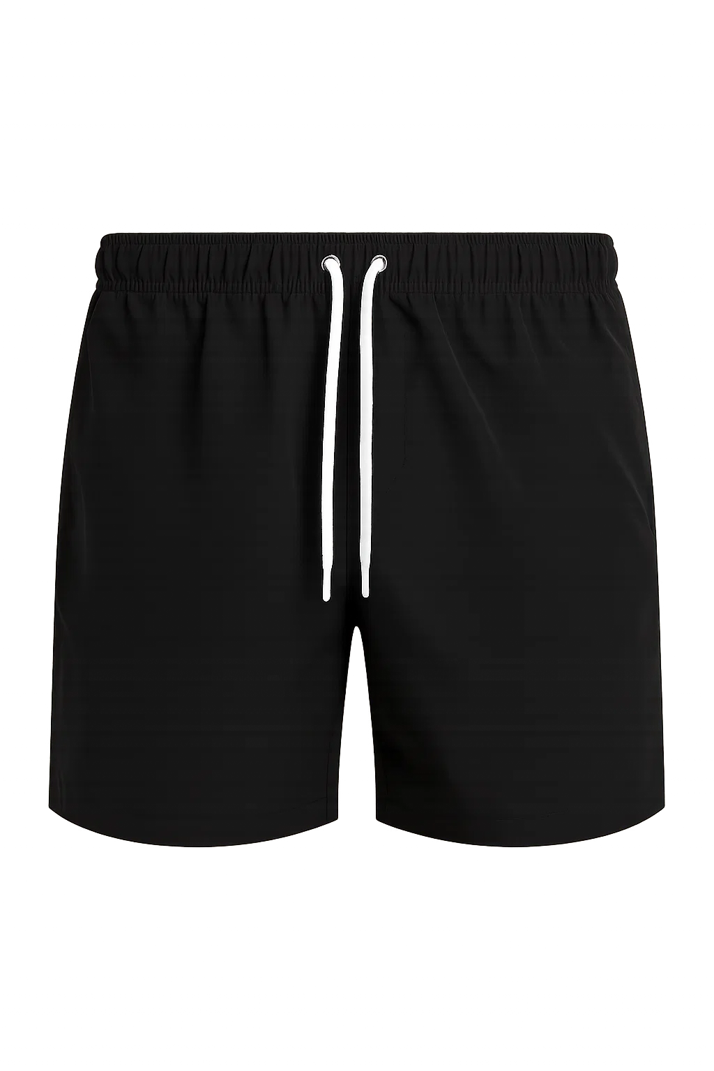 Casual Summer Men's Swim Shorts - Black