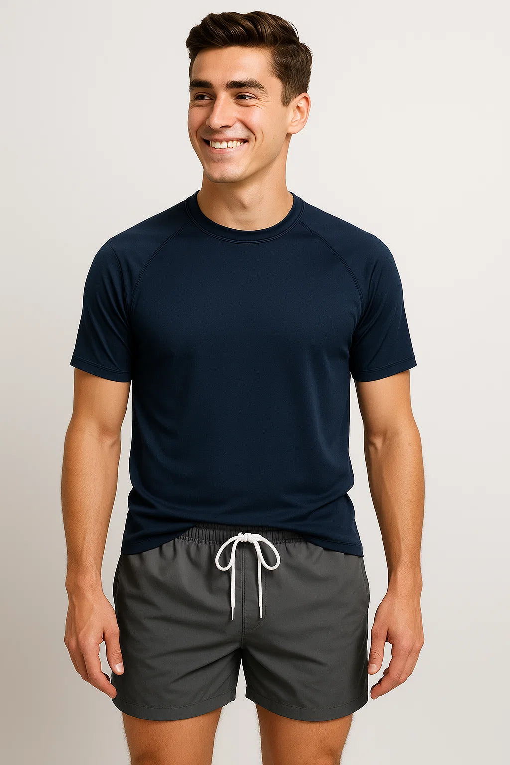 Casual Summer Men's Swim Shorts - Gray