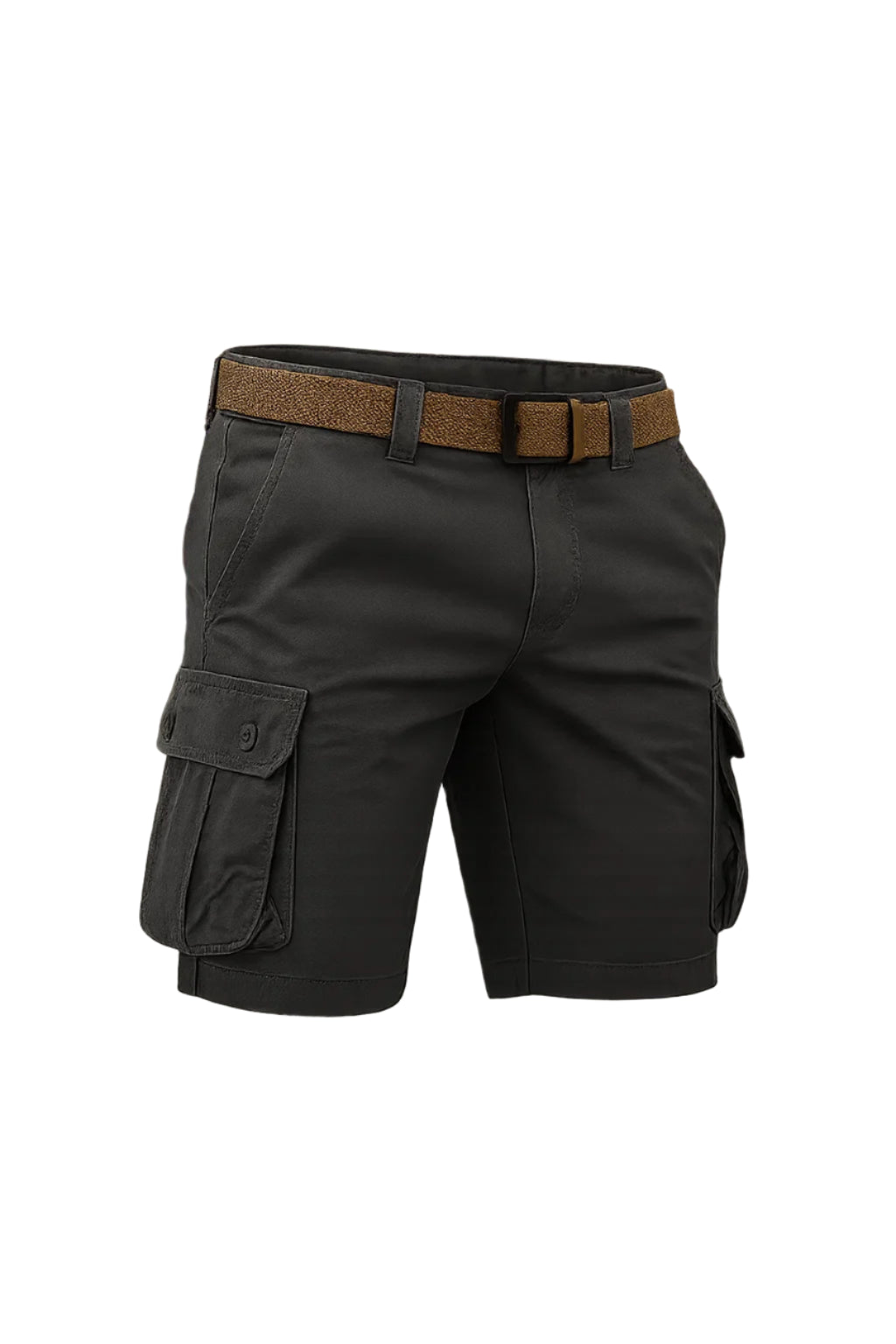 Multifunctional Men’s Military Cargo Shorts - Dark Gray