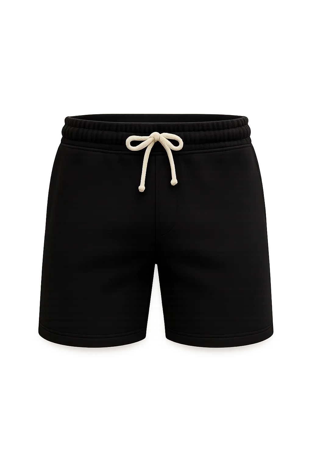 Modern Men's Slim-Fit Summer Shorts – Black