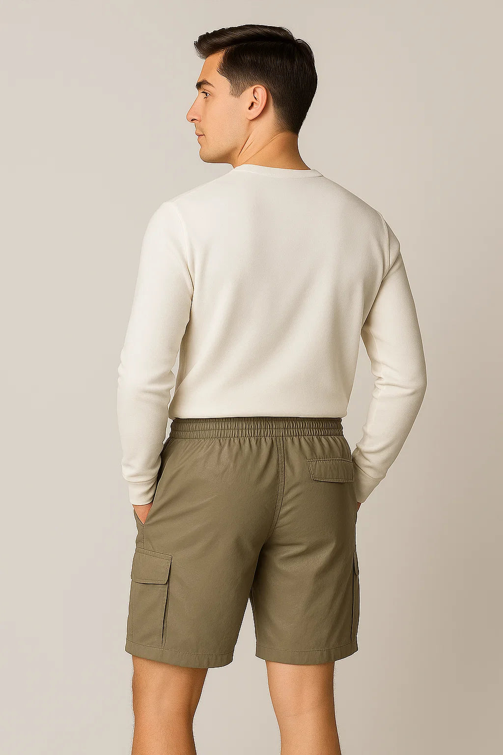 Classic Men's Cargo Shorts – Khaki
