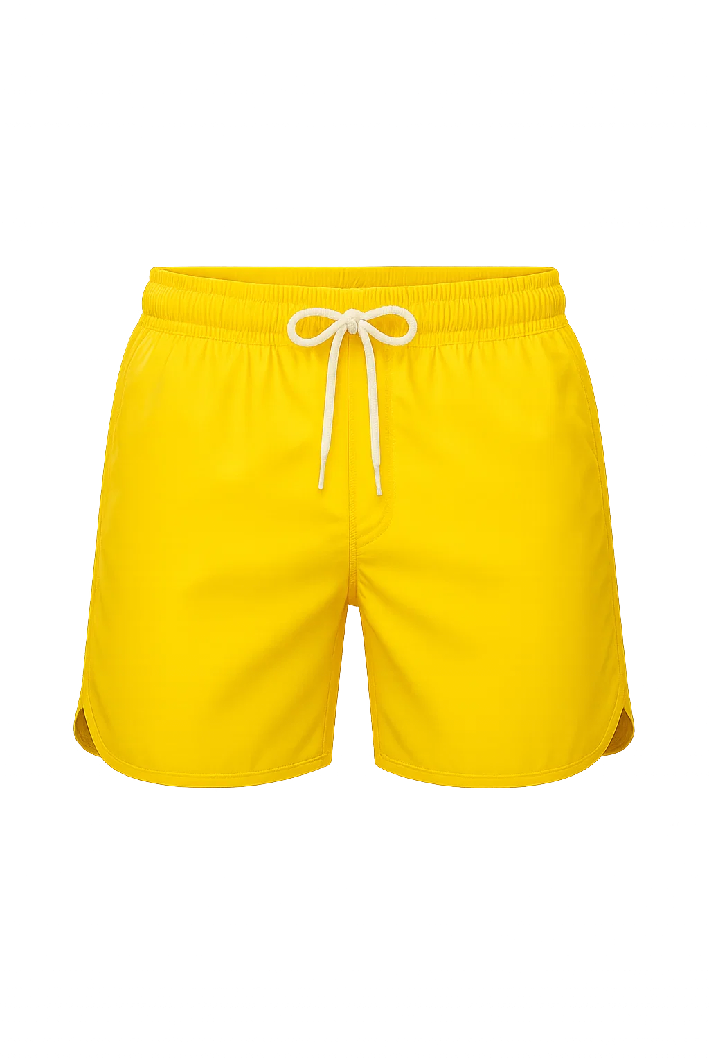 Casual Men’s Beach Shorts - Yellow