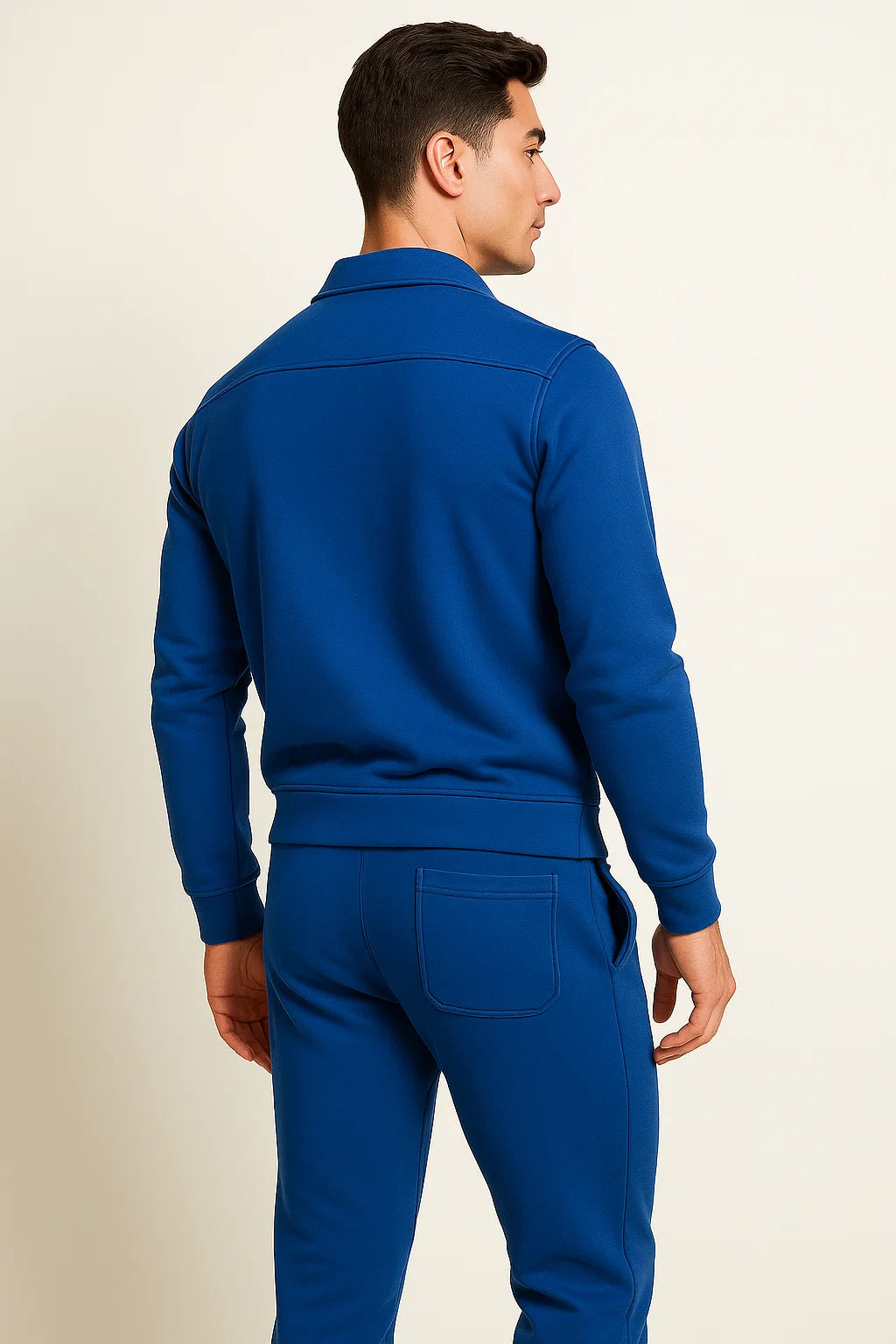 Vintage Style Men's Set – Navy Blue