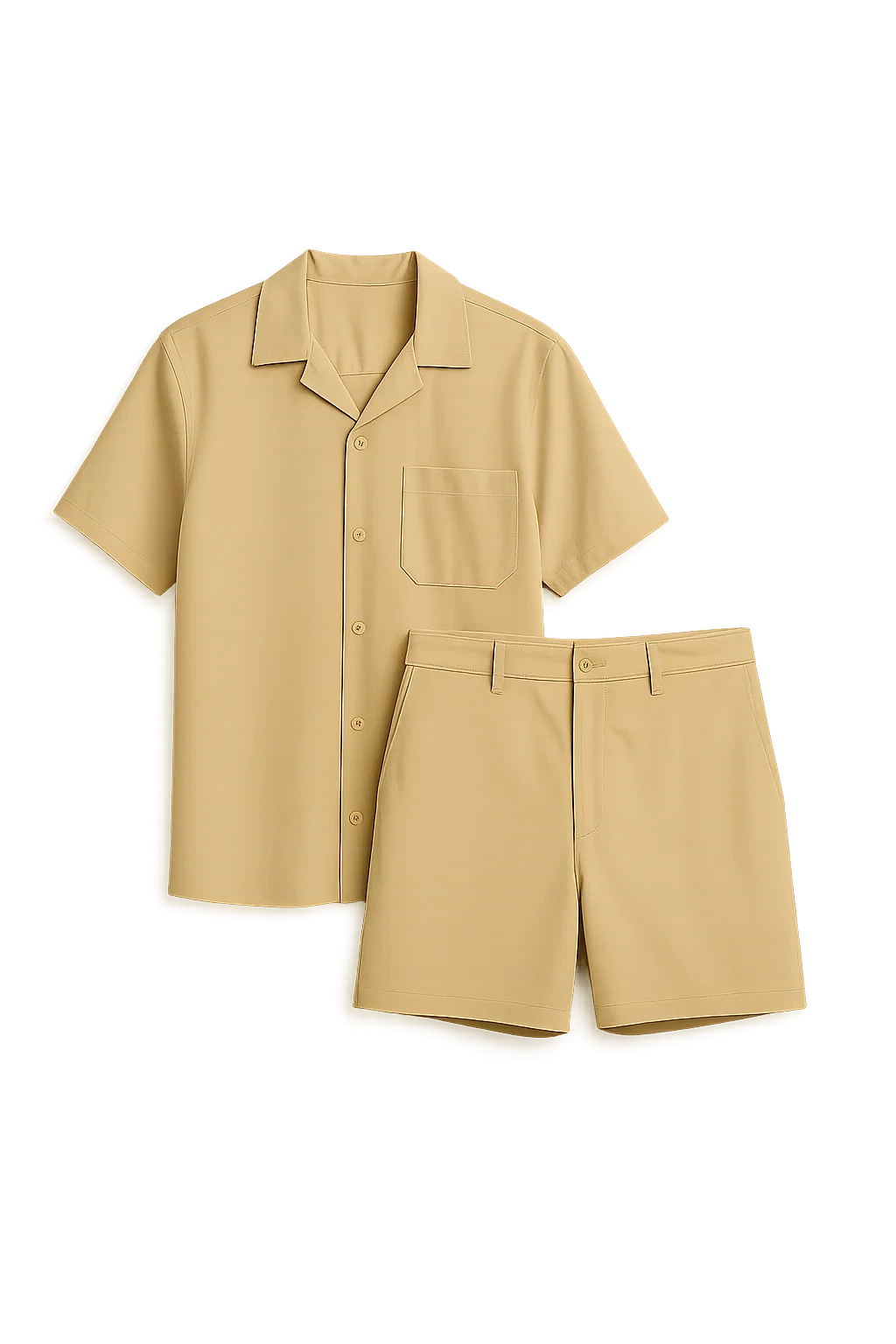 Modern Style Men's Set – Beige