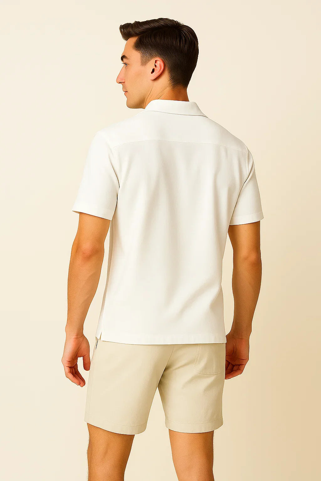 Casual Men’s All Season Polo – White