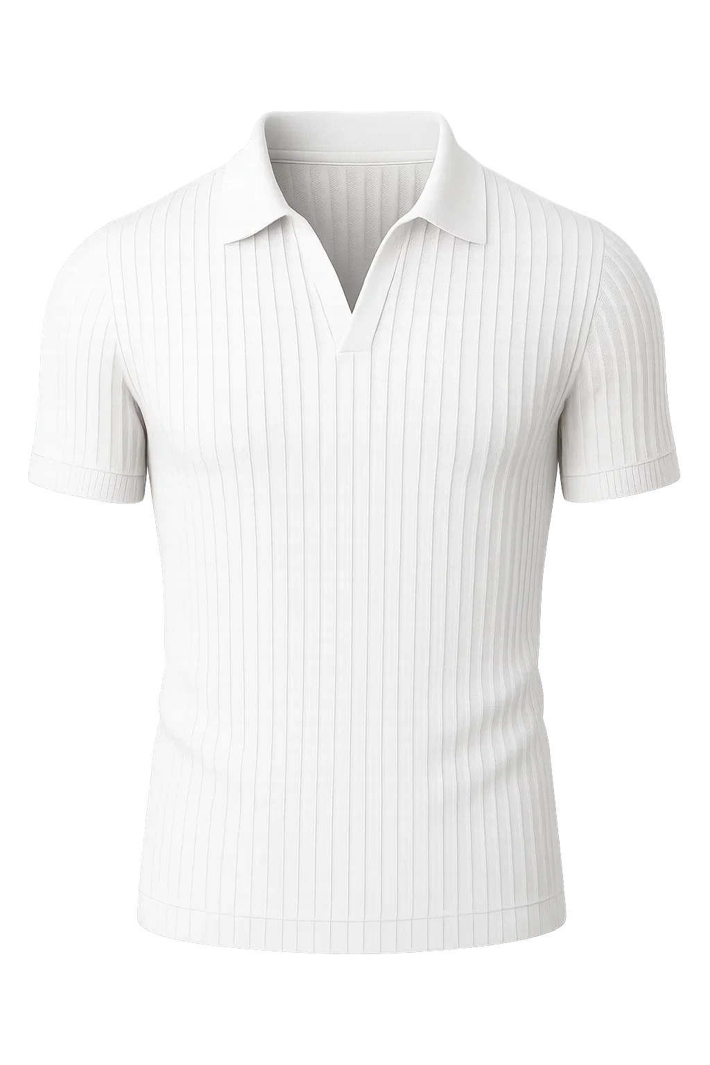 Classic All Season Men's Body Fit Polo – White