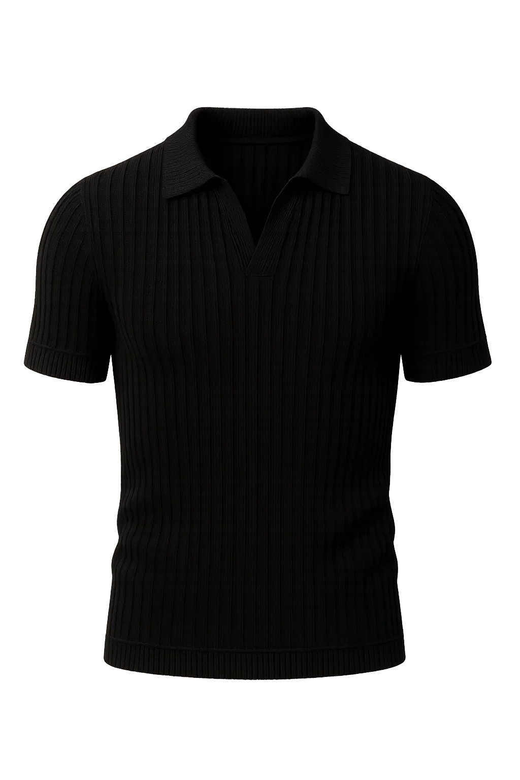 Classic All Season Men's Body Fit Polo – Black