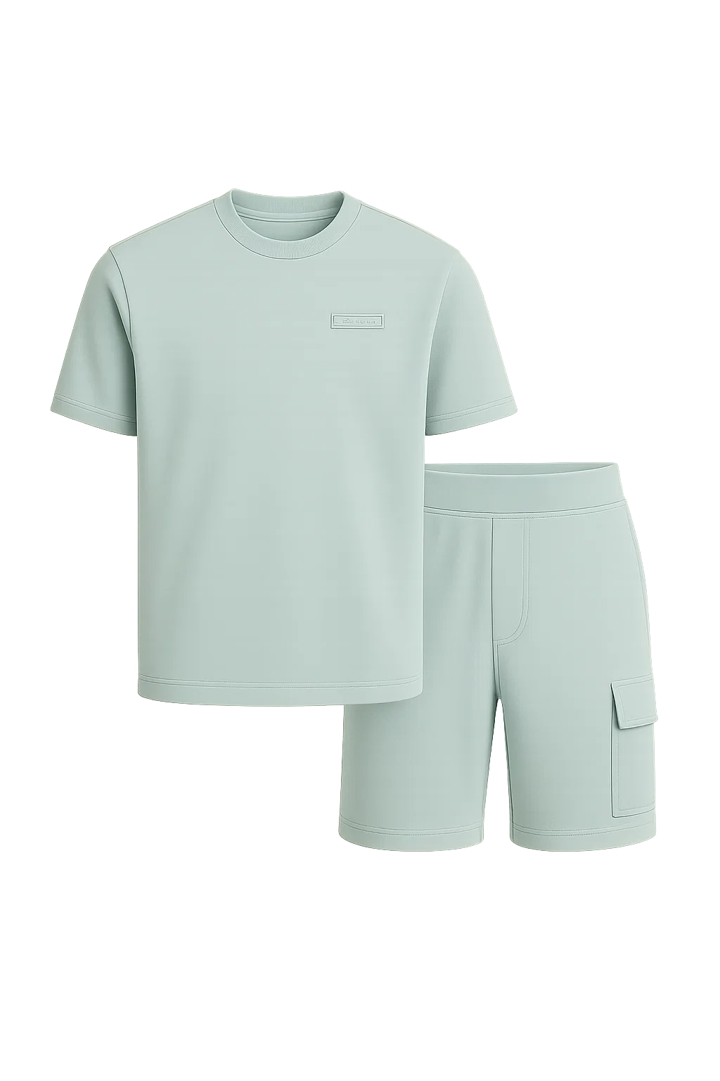 Trendy Men's Casual Set – Turquoise